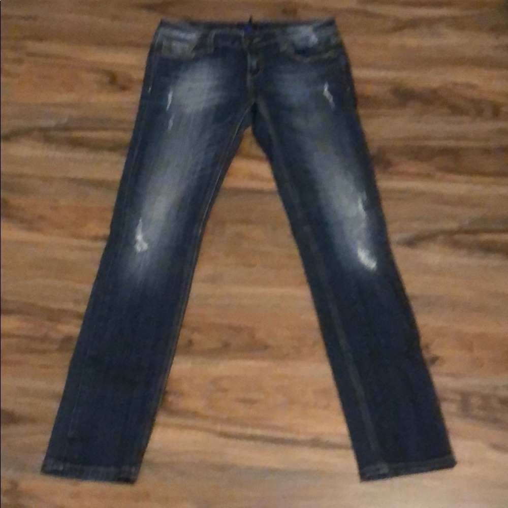 Vigoss the Dublin skinny jeans w factory distress